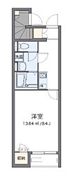 サンマルトル 1Kの間取図画像