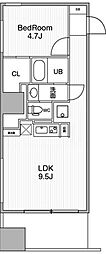 URBANFLATSIkebukuroPremium 1LDKの間取図画像