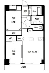 T'sガーデン宮崎台 2LDKの間取図画像