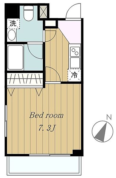 東京都町田市原町田３丁目(賃貸マンション1K・5階・25.75㎡)の写真 その2