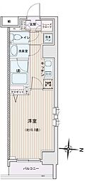 エスティメゾン錦糸町2 1Kの間取図画像