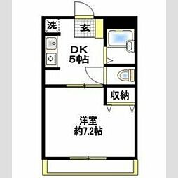 光正マンション 1DKの間取図画像