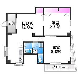 ローレルハウス北畠 1階