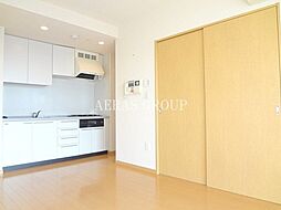 プラザタワー勝どき 28階1LDKのリビング/ダイニング