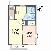 グリーン・キャッスルＡ 206 ｜ 岩手県盛岡市前九年２丁目20-5（賃貸アパート1LDK・2階・35.00㎡） その2