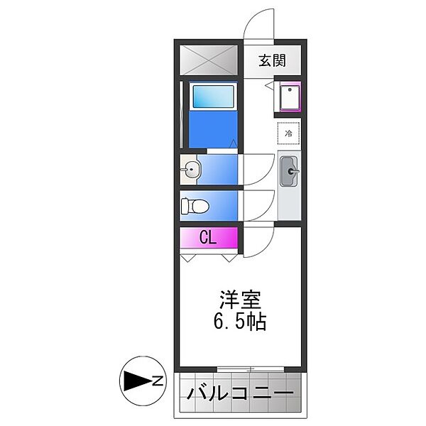 ダンケシェーン平野郷 ｜大阪府大阪市平野区平野本町１丁目(賃貸アパート1K・2階・24.00㎡)の写真 その2