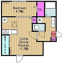 アジュール 1階/103.