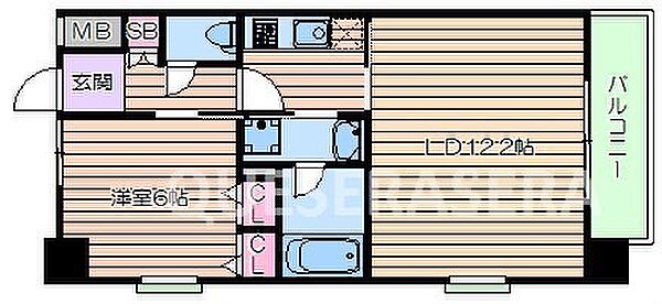 S-RESIDENCE淀屋橋 ｜大阪府大阪市中央区淡路町４丁目(賃貸マンション1LDK・8階・41.70㎡)の写真 その2