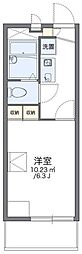 レオパレスシャルム 1Kの間取図画像