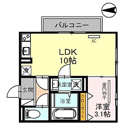 アクシス北野田_間取り_0