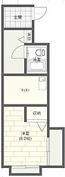 Jパーク駒込 1Kの間取図画像