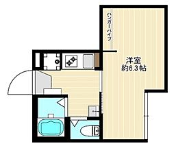 ルフィア中台 1階1Kの間取り