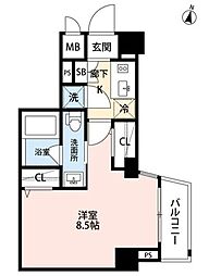 MAKESDESIGN板橋区役所前 1Kの間取図画像