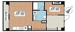 コスモ学芸大学 1LDKの間取図画像