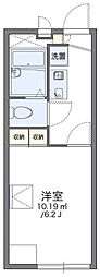 レオパレスプリステラTM 1Kの間取図画像