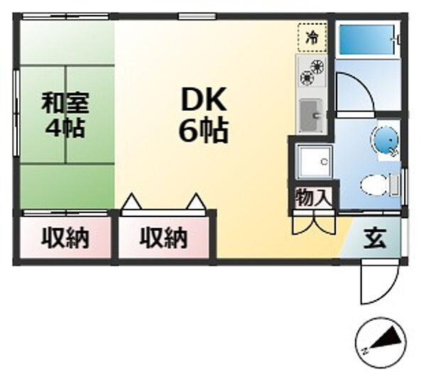 兵庫県神戸市灘区天城通８丁目(賃貸マンション1DK・3階・33.50㎡)の写真 その2