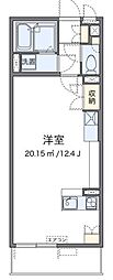 レオネクストプロムナード ワンルームの間取図画像