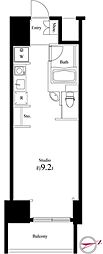 スクエアガーデン池袋 ワンルームの間取図画像