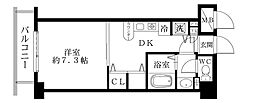 ルセアン保土ヶ谷 1DKの間取図画像