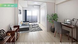 ARCOBALENO TAKENOTSUKA 2階2Kのリビング/ダイニング