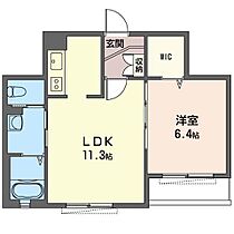 ピエールブランシュI 00102 ｜ 埼玉県春日部市備後西１丁目2-7（賃貸アパート1LDK・1階・40.98㎡） その2