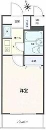 ライオンズマンション南橋本第2 1Kの間取図画像