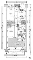 パークホームズ代々木西原 3LDKの間取図画像