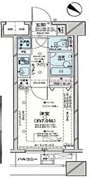 パレステュディオ池袋駅前 8階1Kの間取り