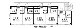Nファースト清瀬 ワンルームの間取図画像