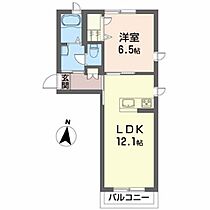 シャーメゾン住吉 201 ｜ 福島県いわき市小名浜住吉字搦31-1（賃貸アパート1LDK・1階・41.94㎡） その2