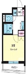 ヴェルステージ日本橋人形町 1Kの間取図画像