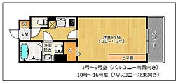 間取図画像 1K