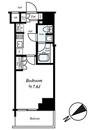 ARCOBALENOKAWASAKI 1Kの間取図画像