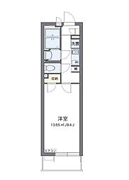 クレイノツインダイヤ 1階1Kの間取り