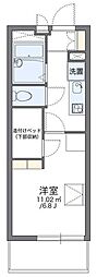 レオパレスカーニバル1 1Kの間取図画像
