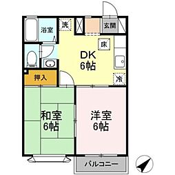 間取図画像 2DK