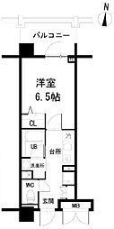 プライムアーバン錦糸公園 1Kの間取図画像