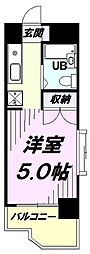 サンヴェール飯能 ワンルームの間取図画像