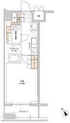 ヒューリック目白 1Kの間取図画像