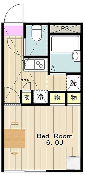 レオパレスヒルズ生田 104｜神奈川県川崎市多摩区生田４丁目(賃貸アパート1K・1階・20.28㎡)の写真 その2