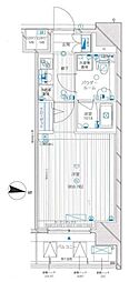 メインステージ王子2 1Kの間取図画像