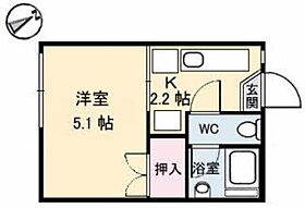 昭和ハイツ A0201 ｜ 鳥取県鳥取市湖山町東１丁目306（賃貸アパート1K・2階・17.50㎡） その2