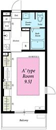 リブリ・ルームス要町1 1Kの間取図画像