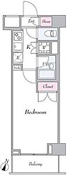 スカイコート板橋区役所前 1Kの間取図画像