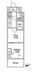 GRANPASEO押上八広 2Kの間取図画像