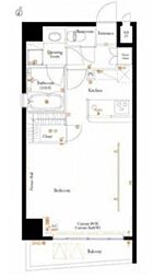 ザ・レジデンス・オブ・トーキョーY11 1LDKの間取図画像