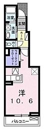 ハーコット ワンルームの間取図画像