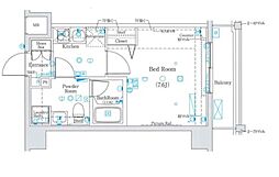 RzPLACE.AZEST高島平 1Kの間取図画像