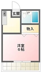 間取図画像 1K