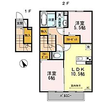 ウィン・レーベン 206 ｜ 福岡県久留米市国分町1321-1（賃貸アパート2LDK・2階・57.96㎡） その2